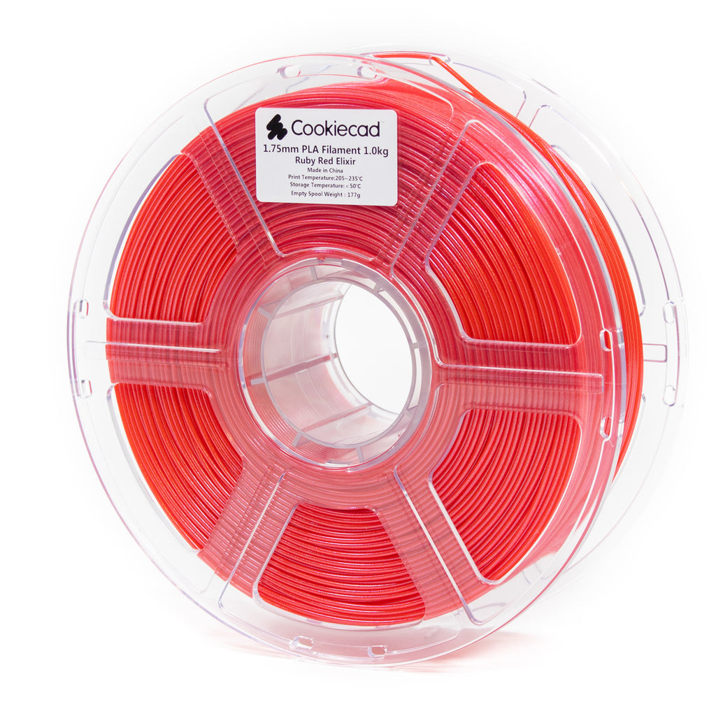 CookieCad Ruby Red Elixir PLA Filament 1kg