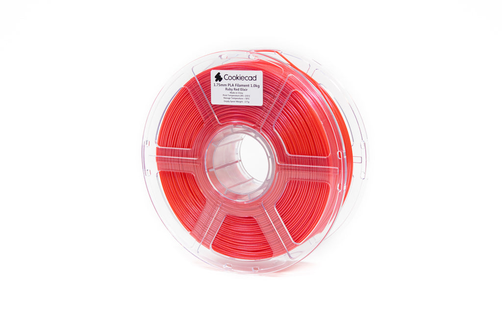 CookieCad Ruby Red Elixir PLA Filament 1kg