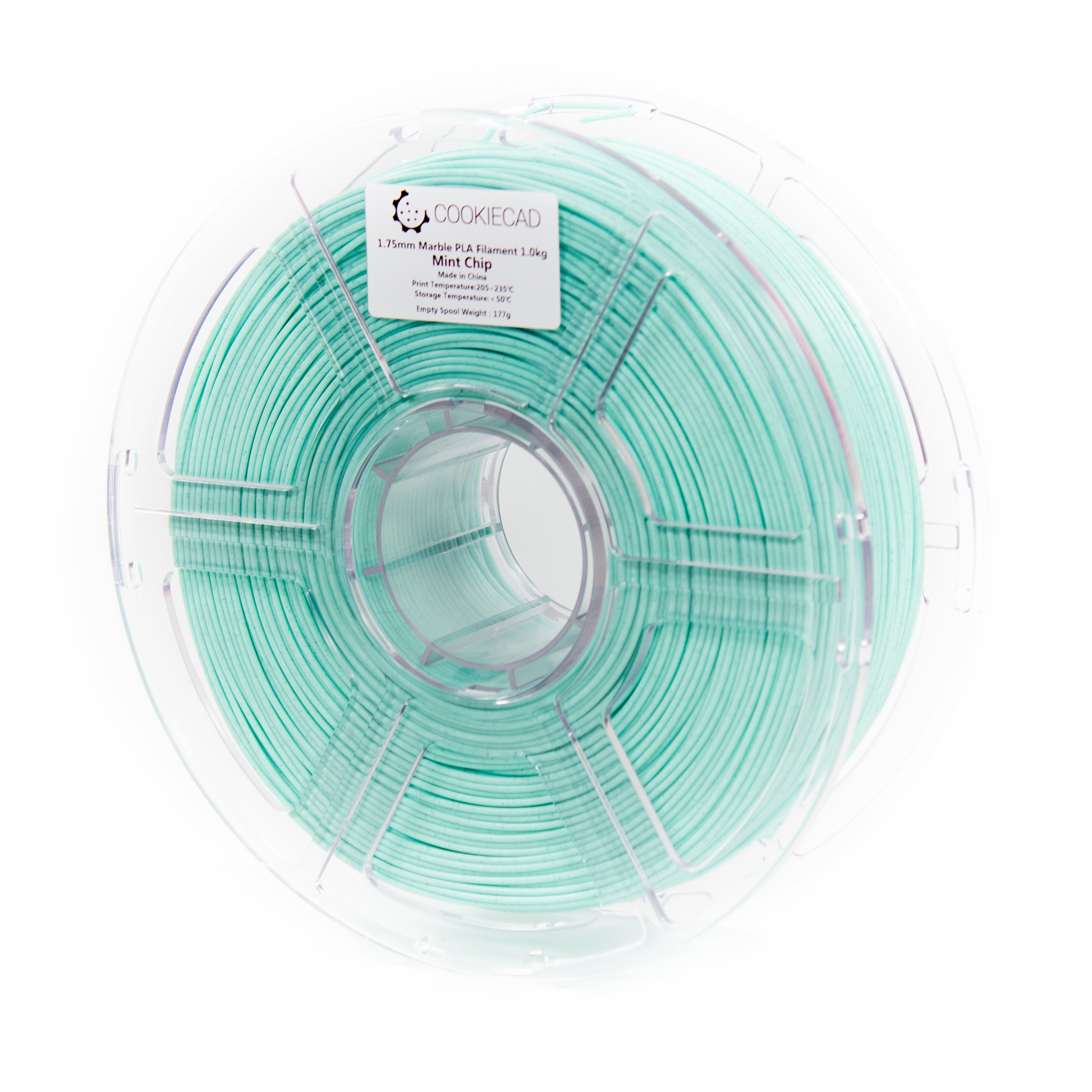 CookieCad Mint Chip Marble PLA Filament 1kg