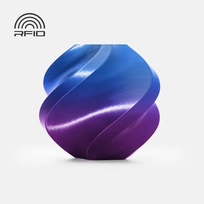 Bambu PLA Silk Multi-Color Aurora Purple