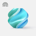 Bambu PLA Silk Multi-Color Blue Hawaii