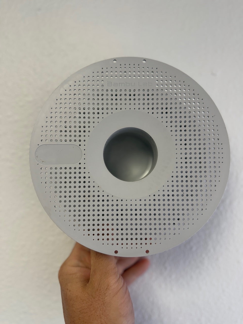 Used official Bambu Lab reusable spool reverse view
